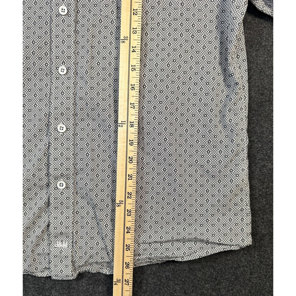 Johnston & Murphy Men's M Short Sleeve Button Down Shirt Floral - Picture 10 of 10